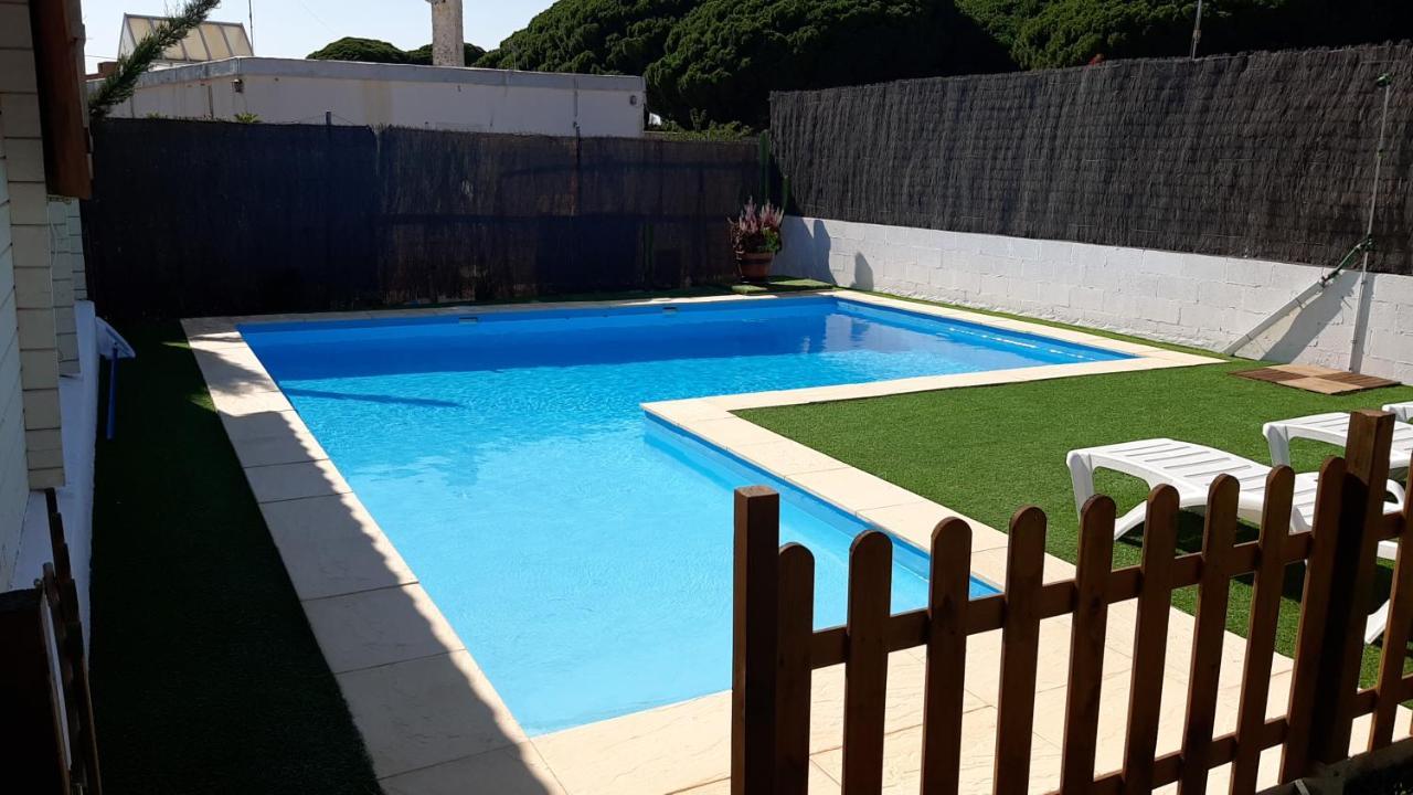 Cabana Blanca Roche Lucia Conil De La Frontera Exterior foto