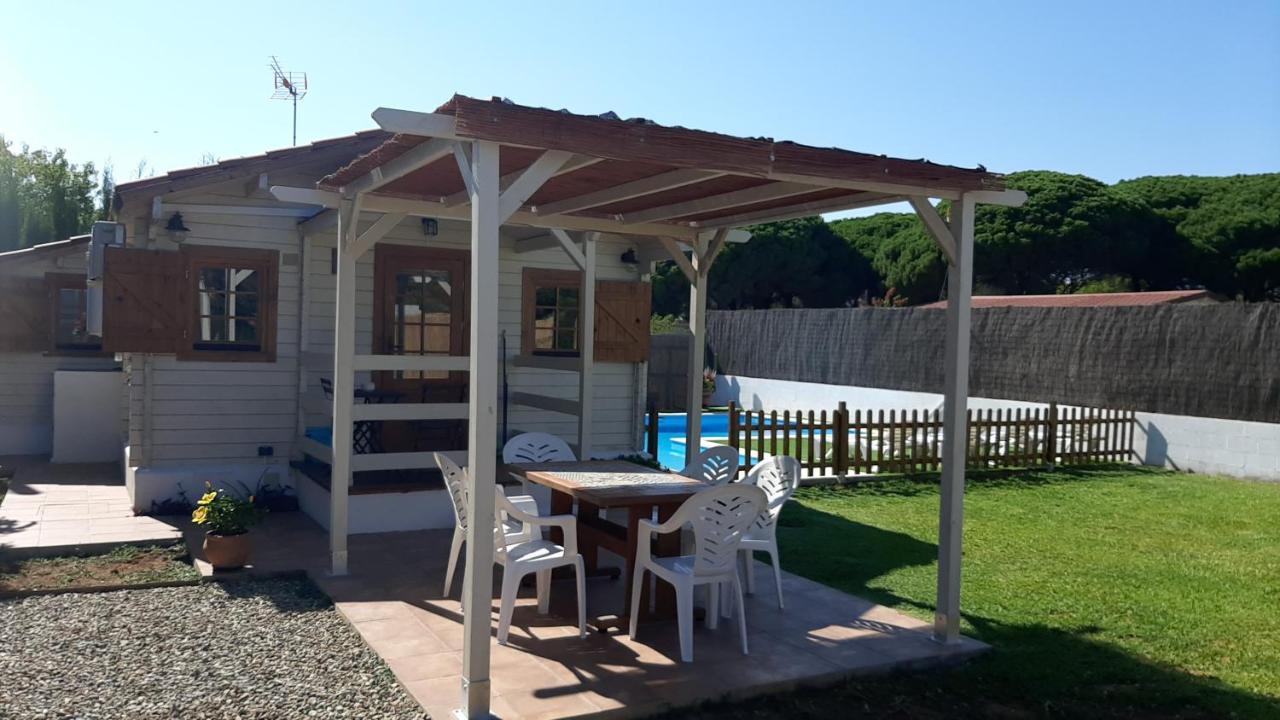 Cabana Blanca Roche Lucia Conil De La Frontera Exterior foto
