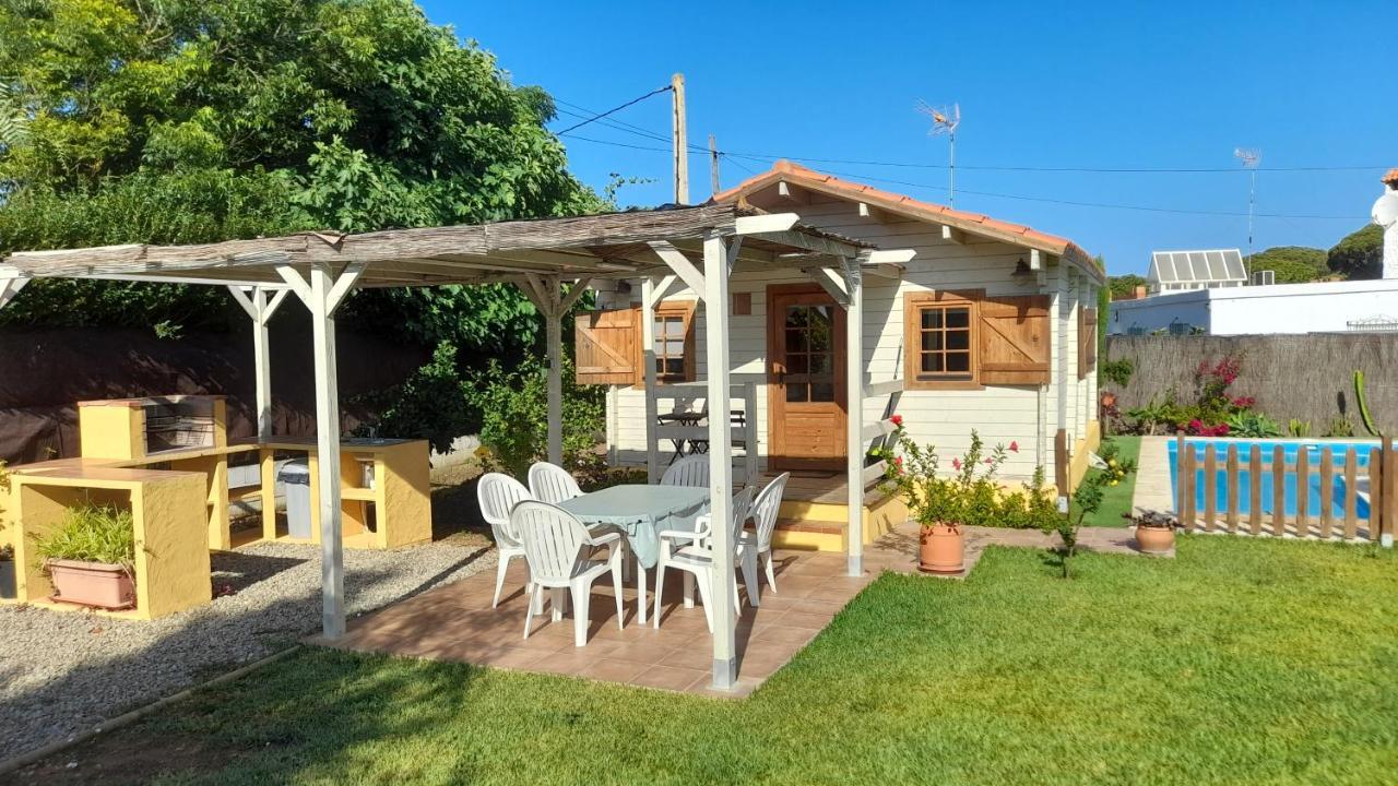 Cabana Blanca Roche Lucia Conil De La Frontera Exterior foto