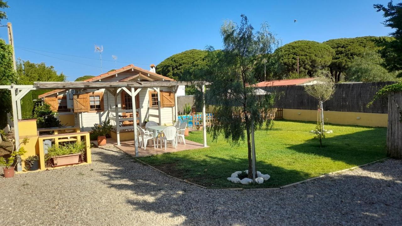 Cabana Blanca Roche Lucia Conil De La Frontera Exterior foto